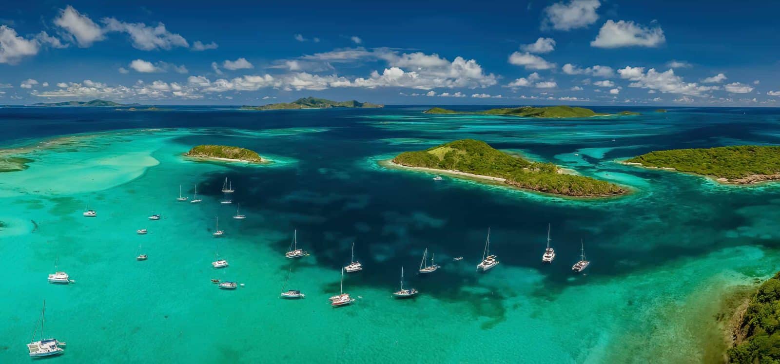 Caribbean islands of the US Virgin Islands 4 Caribbean islands